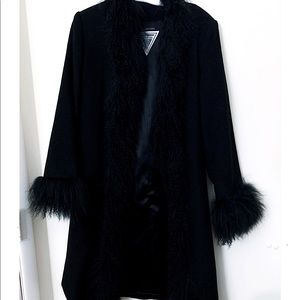 Marvin Richards Rare Vintage Black Mongolian Coat